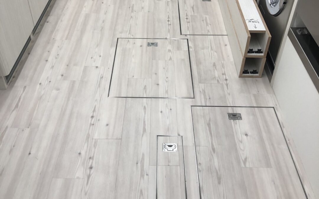 mix van dryback LVT/PVC vloer projecten