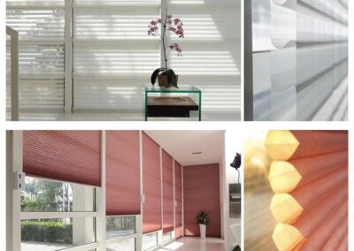 mix van raambekleding projecten
